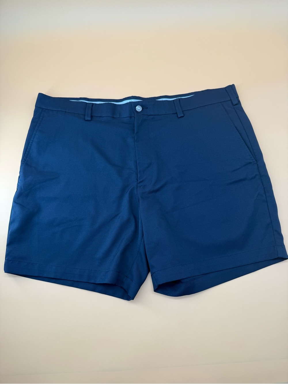 Callaway 7” Navy Blue Flat-Front Performance Golf Casual Shorts